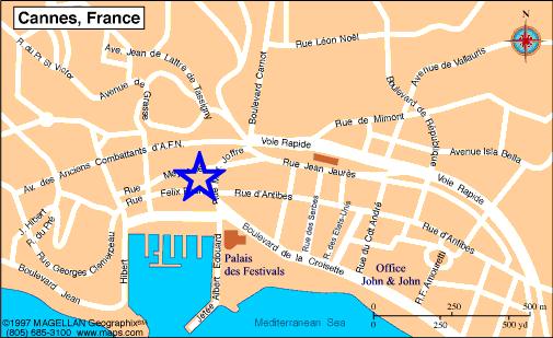 Plan Cannes, John and John Immobilier, Réf 231